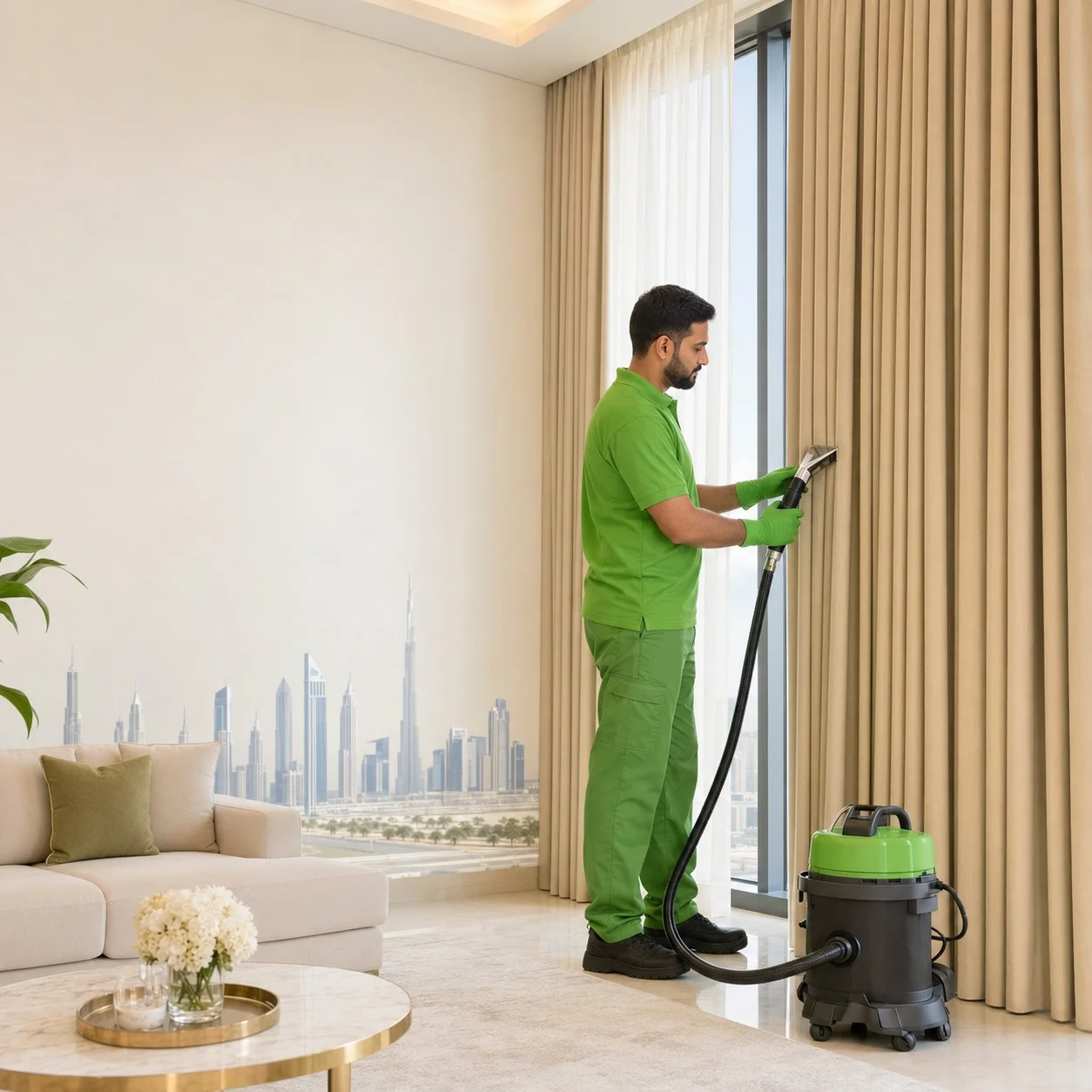 Curtain Cleaning by Shamil Services in Dubai, photograph 4