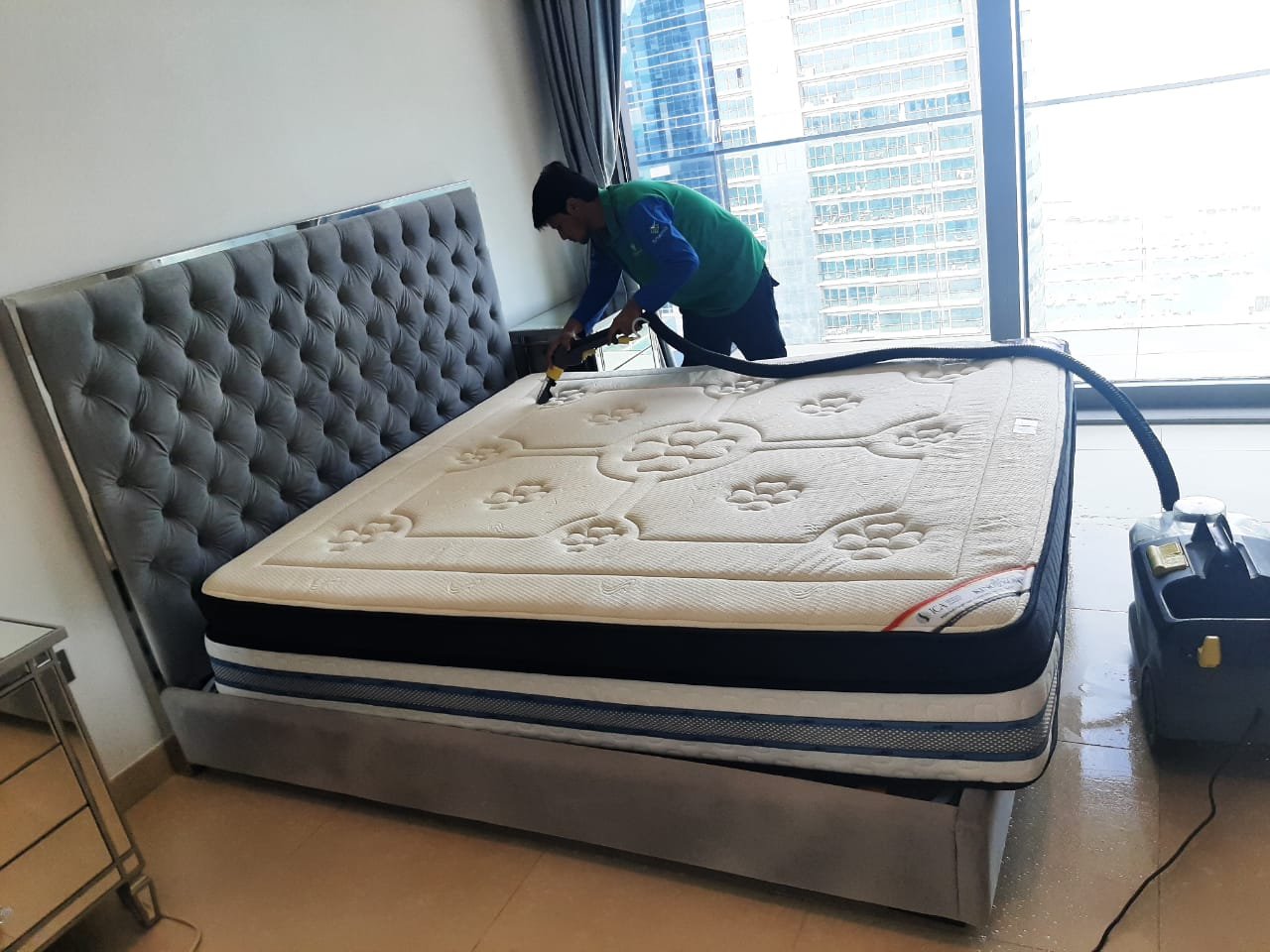 Mattress Cleaning by Shamil Services in Dubai