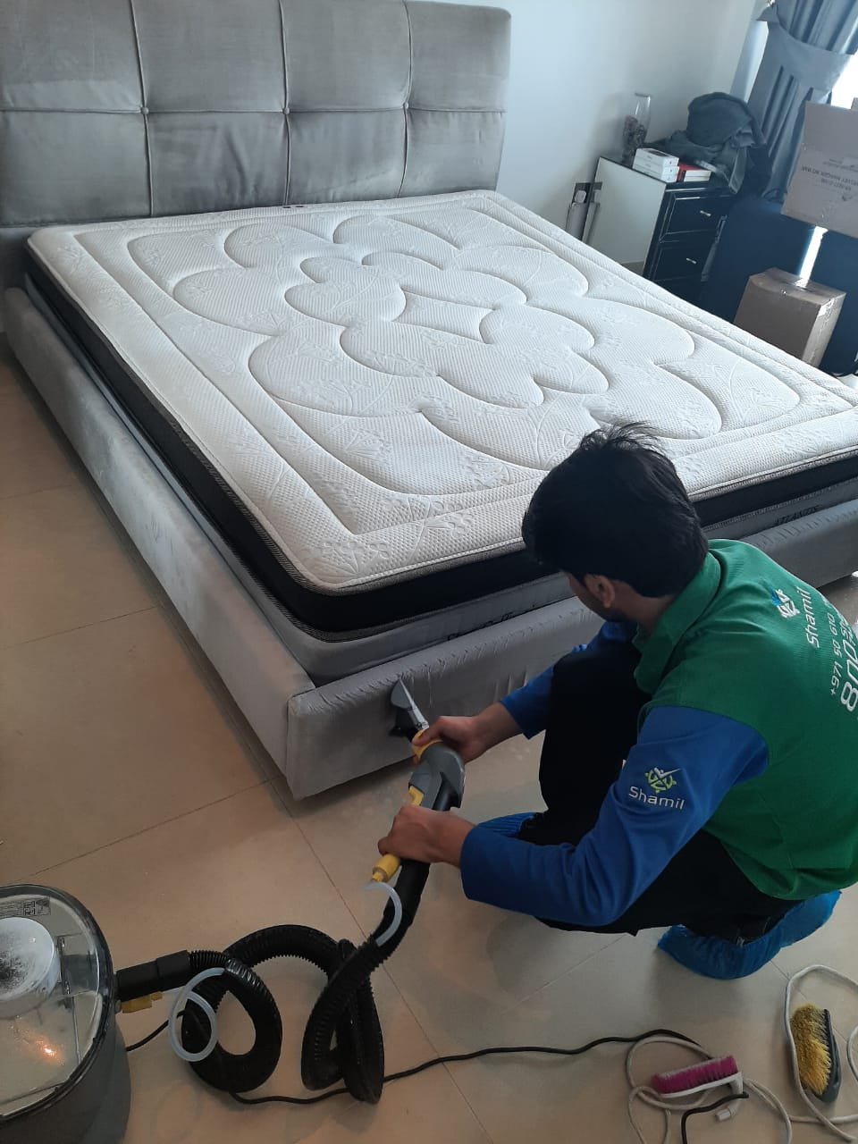 Mattress Cleaning by Shamil Services in Dubai, photograph 2