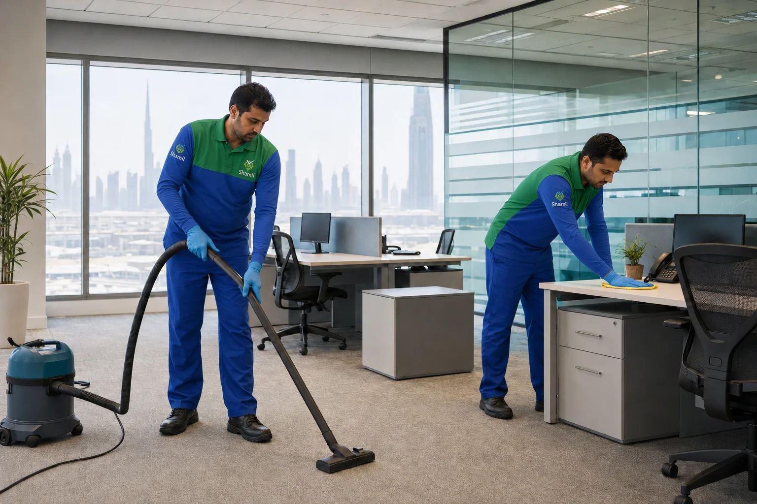 Office Cleaning by Shamil Services in Dubai