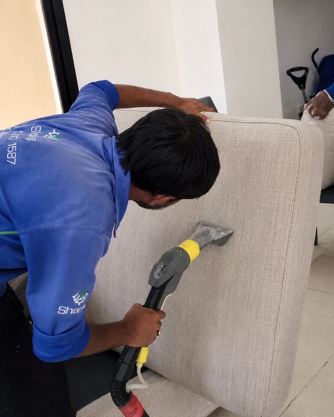 Sofa Cleaning by Shamil Services in Dubai, photograph 2