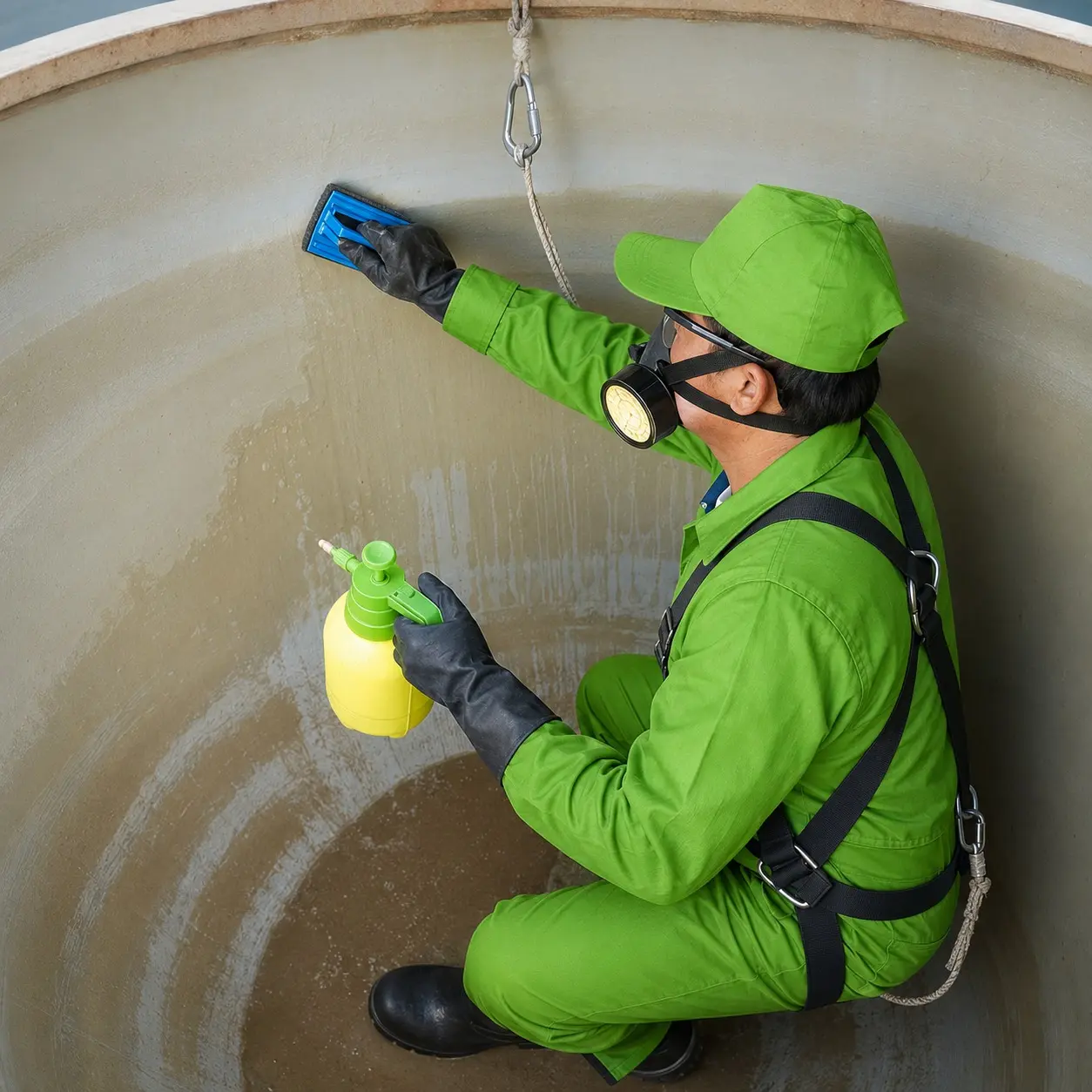 Water Tank Cleaning by Shamil Services in Dubai, photograph 3